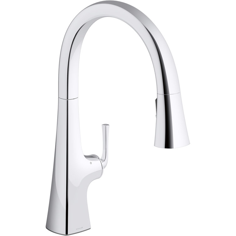 Kohler Graze Touchless PullDown Kitchen Sink Faucet With Three
